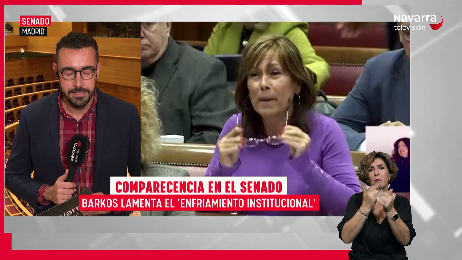 Noticias de Navarra 14:30h 30/11/2025 Lengua de Signos