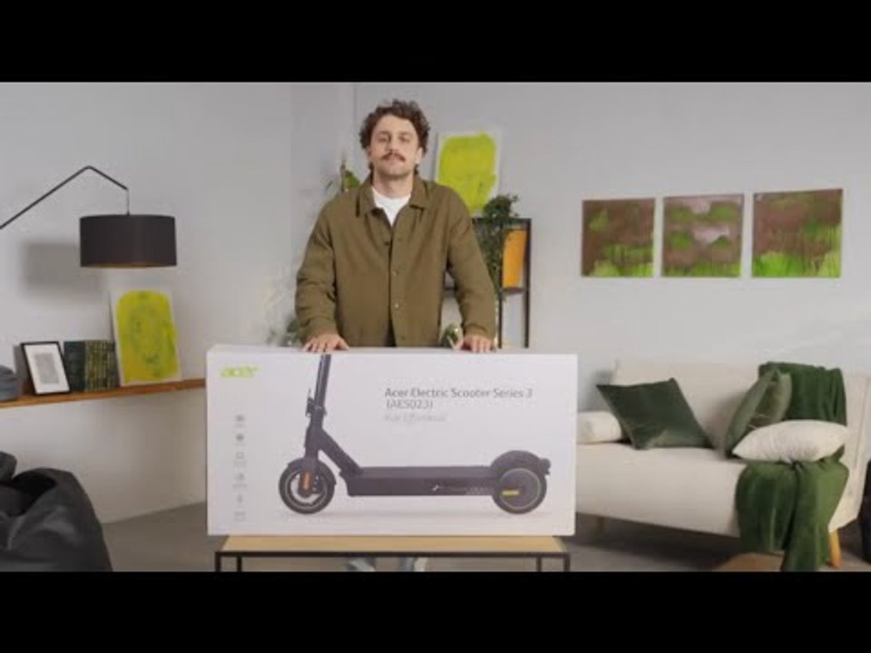 Acer ES Serie 3 E-Scooter als Alltagsscooter | kompakt, leicht, effizient - alle Infos