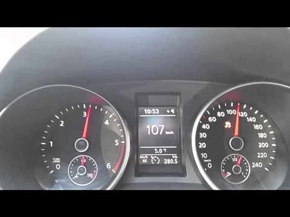 Golf 6 VI 1.6TDI 4 Motion 0 - 135km/h Serienzustand