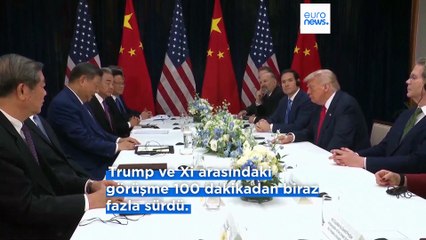 Trump, Xi ile Güney Kore'de yüz yüze görüştükten sonra Çin ile anlaştığını duyurdu