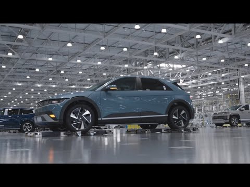 Hyundai eröffnet 7,6-Milliarden-Dollar-Elektroauto-Werk in Georgia | die Produktion