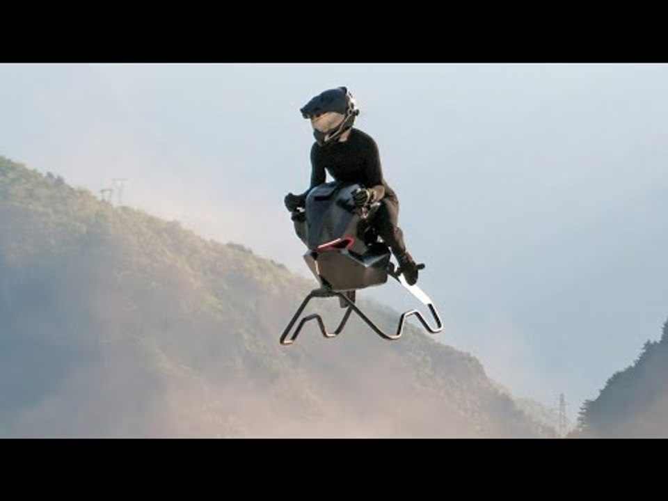 Volonaut: fliegendes motorrad erreicht 200 km/h | unglaubliche aufnahmen