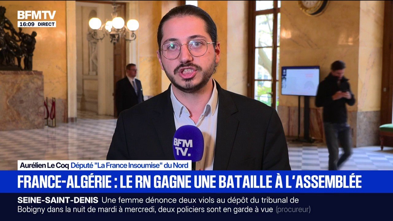Niche parlementaire du RN: un "musée des horreurs racistes", estime Aurélien Le Coq (LFI)