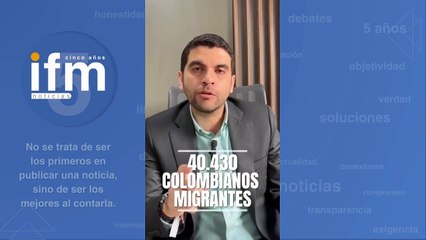Hernán Cadavid denunció que durante el gobierno de Petro, más de 40 mil Colombianos los que se han ido irregularmente por el Darién