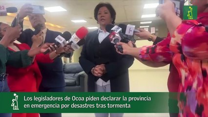 Los legisladores de Ocoa piden declarar la provincia en emergencia por desastres tras tormenta-
