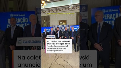 “Extremamente bem-vindo”, diz Cláudio Castro sobre Lewandowski após troca de farpas