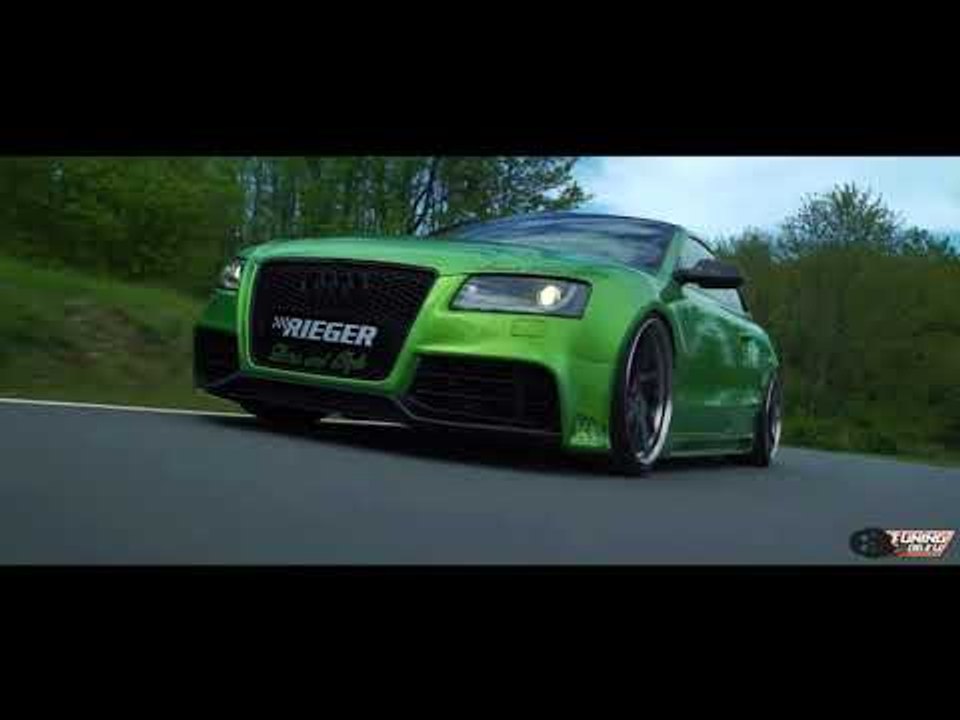 Tuning Sweet Green Audi A5 Coupe in Java Green