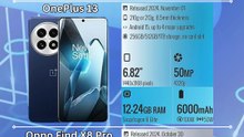 Oppo Find X9 Pro vs OnePlus 13 vs Oppo Find X8 Pro