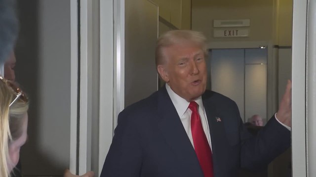 TRUMP SHAKES ON AIR FORCE ONE: Hilarious Moment During Rough Flight