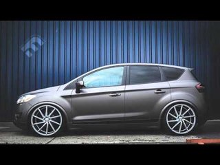 Dia Show Tuning 22 Zoll Vossen CVT & gepfeffert Fahrwerk Ford Kuga
