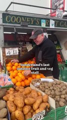 Sunderland city centre's last outdoor fruit and veg stall owner to retire