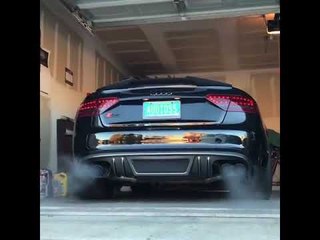 Cold Start Audi S5 B8 4 2L V8 Tuning Coupe