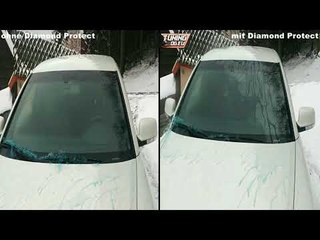 Diamond Protect 2018 Hightech Scheibenschutz vorher & nachher