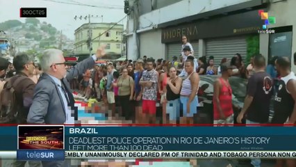 Brazil, deadliest police operation in Rio de Janeiro's history left more than 100 dead