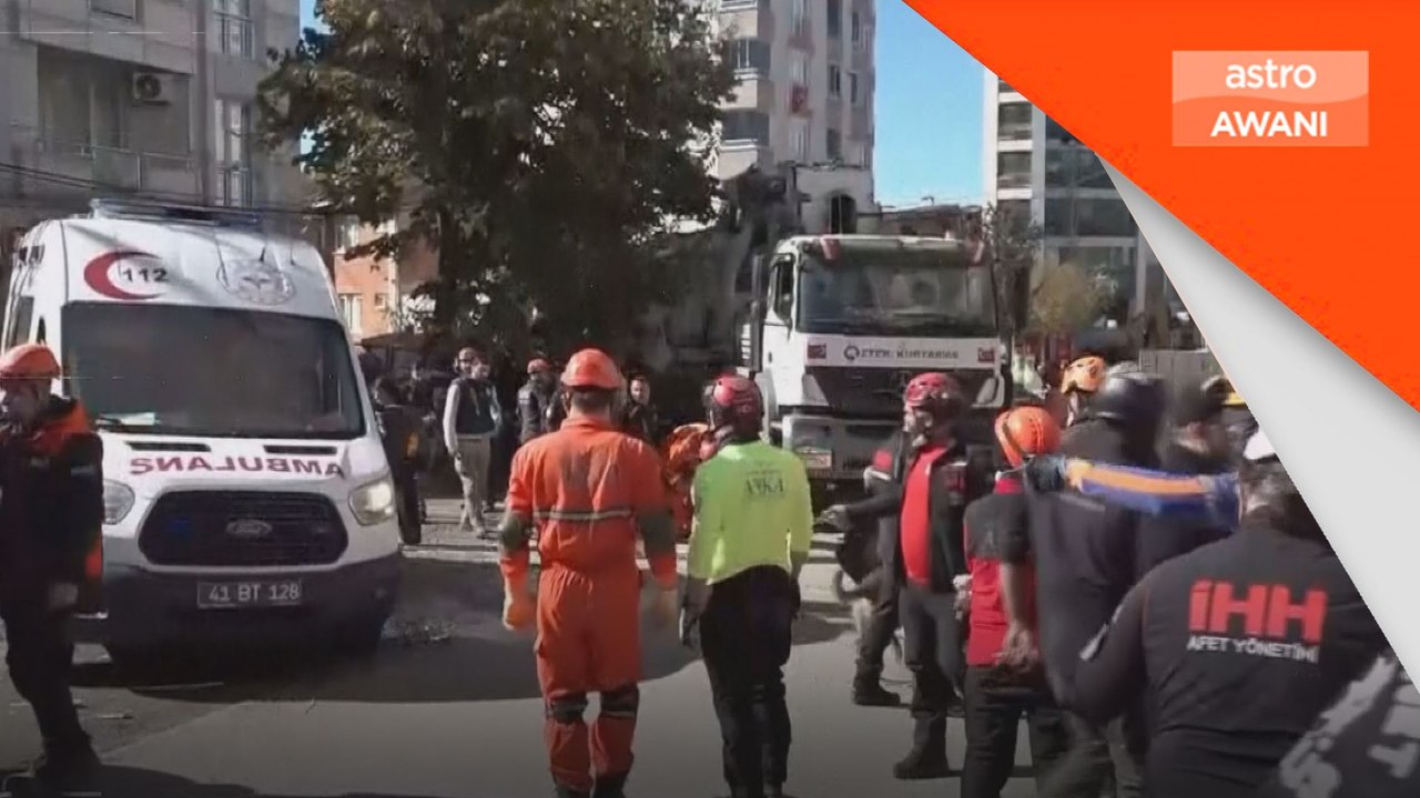 Remaja selamat, keluarga maut bangunan runtuh di Turkiye