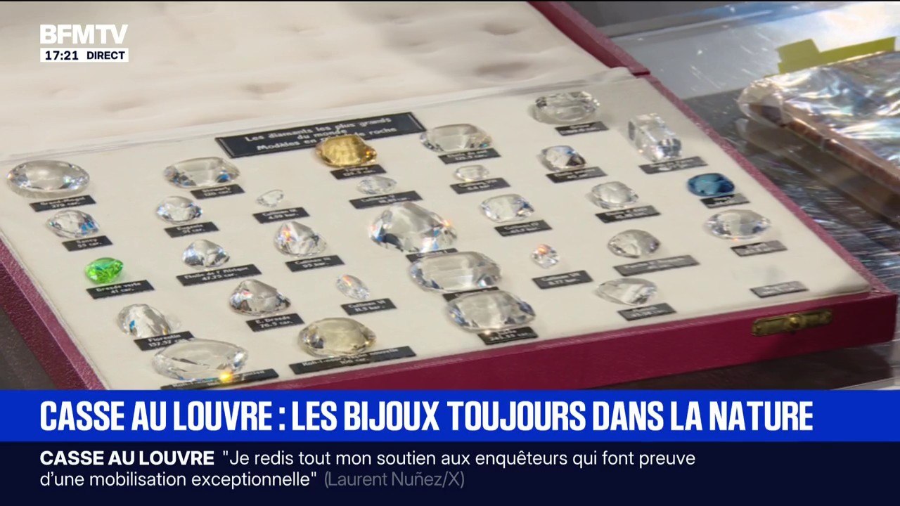 Cambriolage au Louvre: "Les bijoux, tels quels, sont parfaitement invendables", rappelle Geoffray Riondet, gemmologue