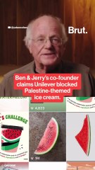 Ben & Jerry’s co-founder claims Unilever blocked Palestine-themed ice cream.