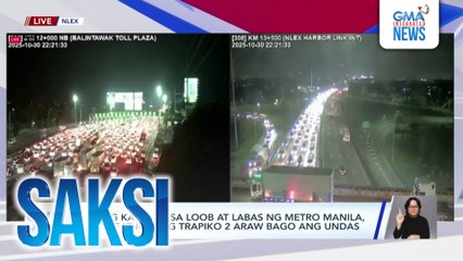 Ilang kalsada sa loob at labas ng Metro Manila, mabigat na ang trapiko 2 araw bago ang Undas | Saksi