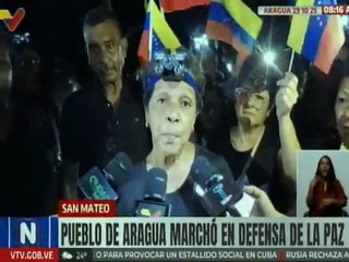 Aragua | Pueblo de San Mateo se movilizó para alzar su voz en defensa de la Paz