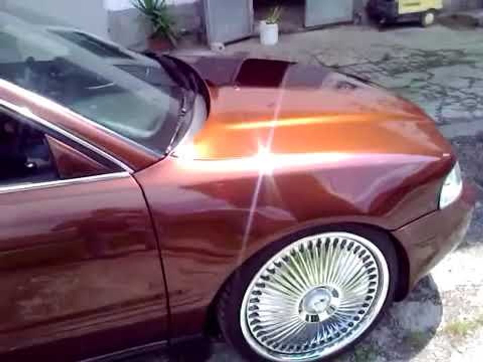 Audi A4 mit Spinner Felgen / Spinning Wheels und Airride Luftfahrwerk