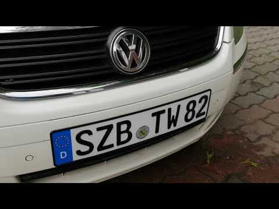 3D Kennzeichen Tuning VW Phaeton Erfahrungen Testbericht 2018 3D Prestige Black Magic