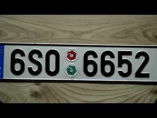 Anti Radar Sticker Blitzerfolie für Kennzeichen