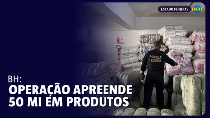 Polícia Federal apreende R$ 50 mi em produtos que seriam vendidos em shopping
