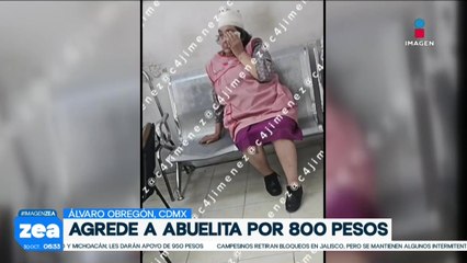 Sujeto agrede a abuelita para robarle 800 pesos en Álvaro Obregón