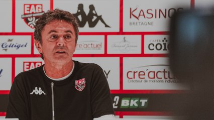 EAG - Stade Lavallois MFC : le point presse de Sylvain Ripoll