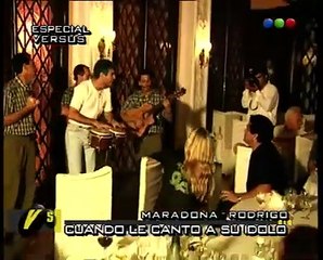 Rodrigo le canta a Diego en cuba - Versus