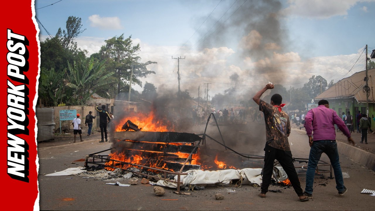 Election protests erupt in Tanzania as internet is shut down and curfew imposed