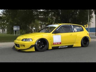 Dia Show Tuning Pandem rocketbunny tra kyoto Honda Civic Breitbau