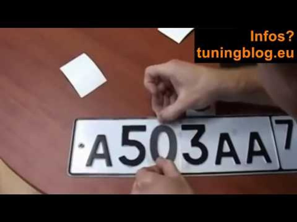 Nummernschild unkenntlich machen für Blitzer & Laser   verboten