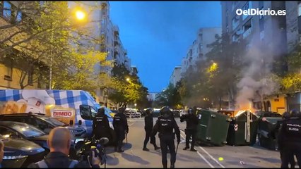 Disturbios en Pamplona tras la convocatoria fallida del agitador ultra Vito Quiles en la Universidad de Navarra