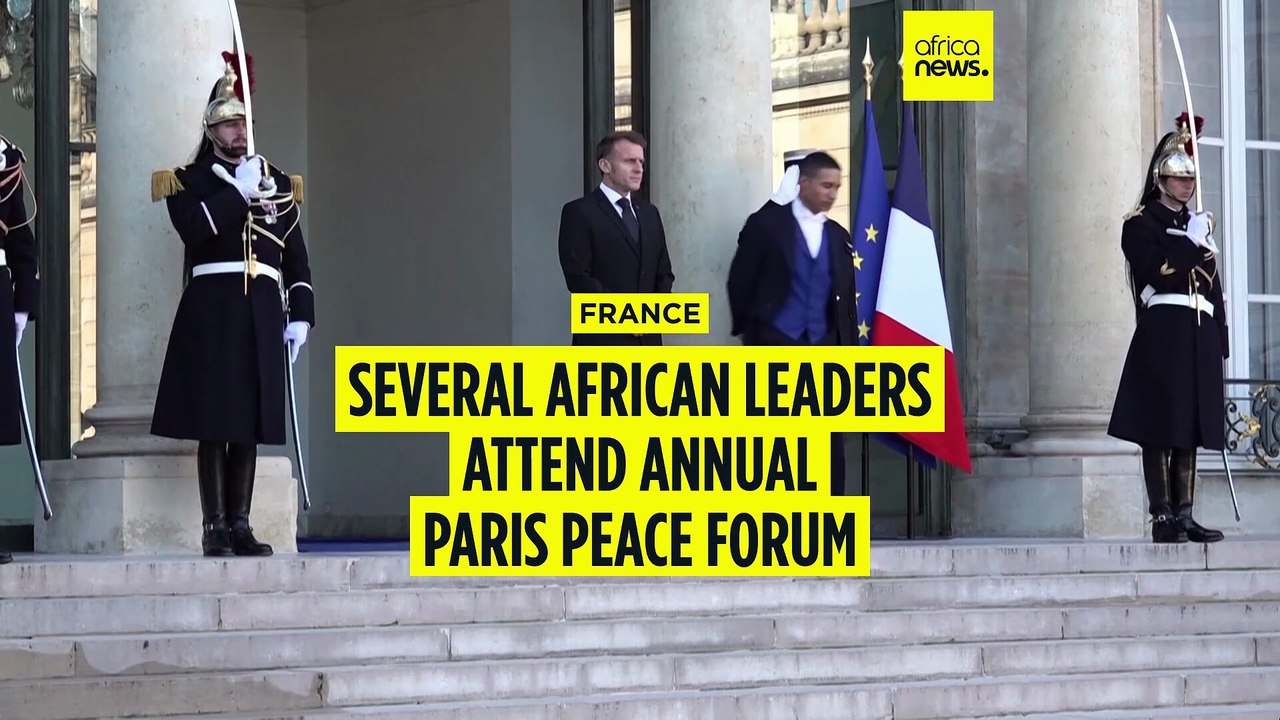 Several African leaders attend annual Paris Peace Forum in French capital