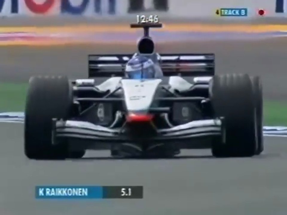F1 – Kimi Räikkönen (McLaren Mercedes V10) lap in qualifying – Germany 2002