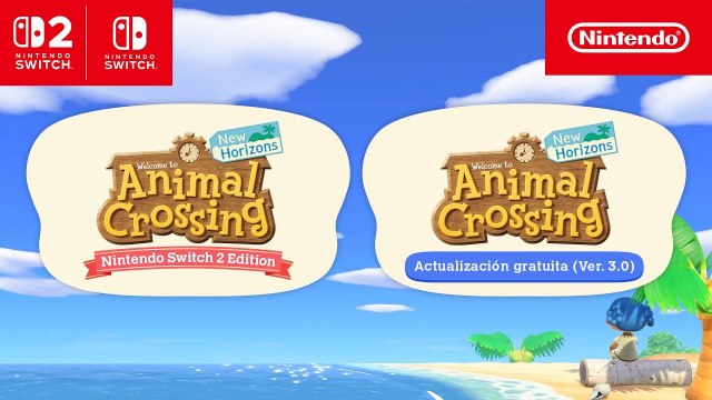 Animal Crossing: New Horizons - Actualización gratuita y versión Nintendo Switch 2 Edition