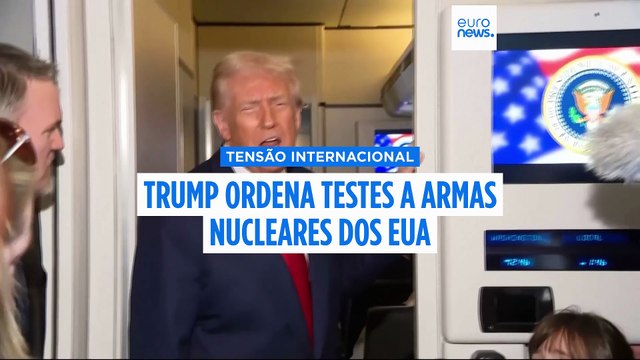 EUA vão voltar a testar armas nucleares pela primeira vez em 30 anos, diz Trump