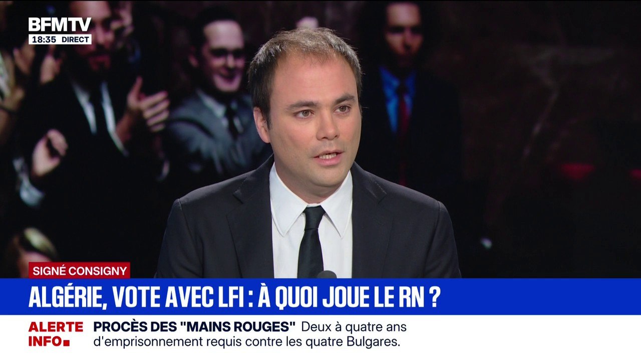 SIGNÉ CONSIGNY - "Est-ce que c'était le moment de faire ça ? Probablement pas", estime Charles Consigny à propos de la dénonciation de l'accord entre la France et l'Algérie