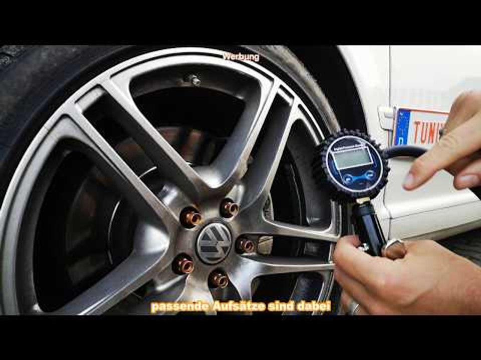 Digitaler Reifendruck Prüfer Reifenfüller / Manometer mit bis zu 250 PSI im Test