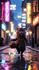 A Mother’s Struggle 🐾 Cat Searching Food for Her Hungry Kittens | Heart Touching Story