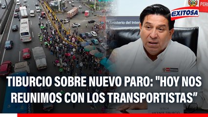 Ministro del Interior sobre nuevo paro de transportistas: "Hoy nos reuniremos con ellos"