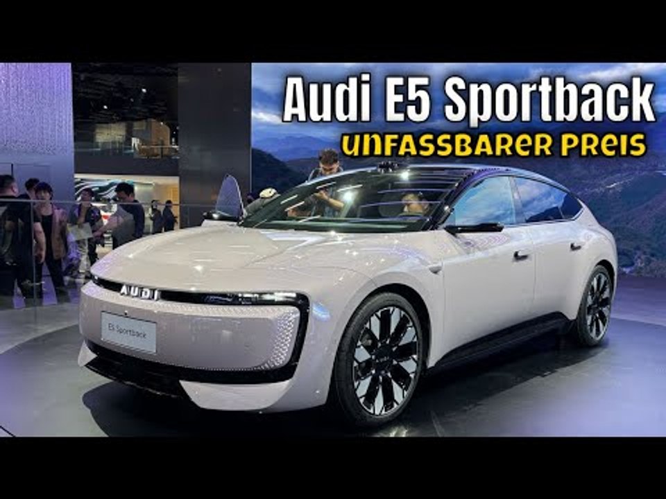 Preise enthüllt | so unglaublich billig ist der Audi E5 Sportback