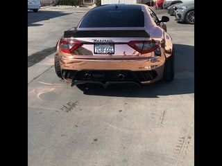 Tuning Liberty Bodykit, Chromfolierung & Fi Exhaust am Maserati GranTurismo