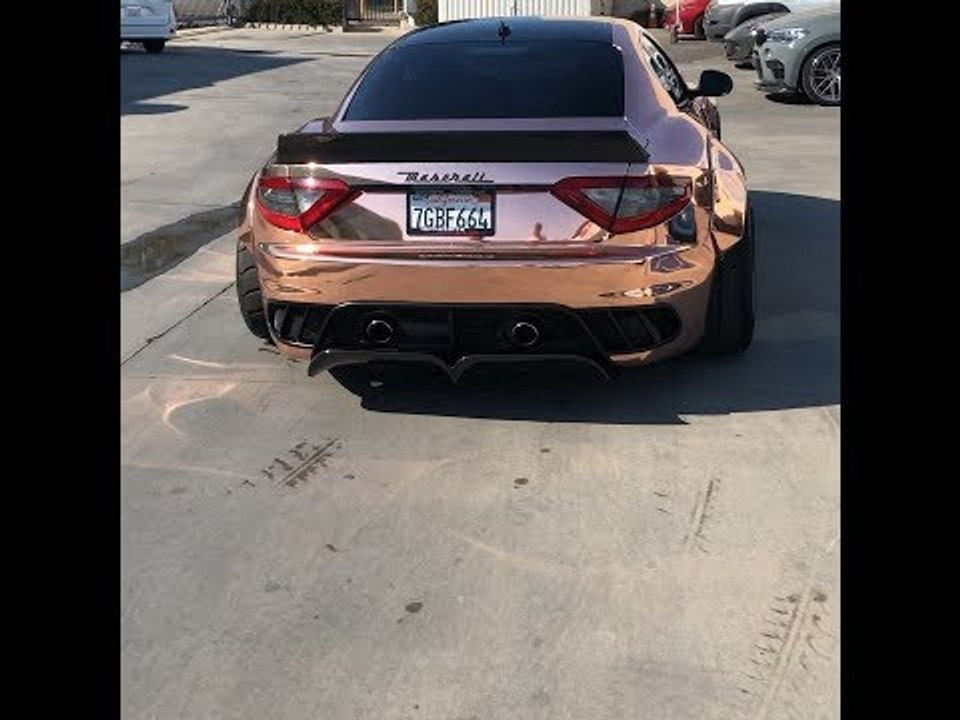 Tuning Liberty Bodykit, Chromfolierung & Fi Exhaust am Maserati GranTurismo