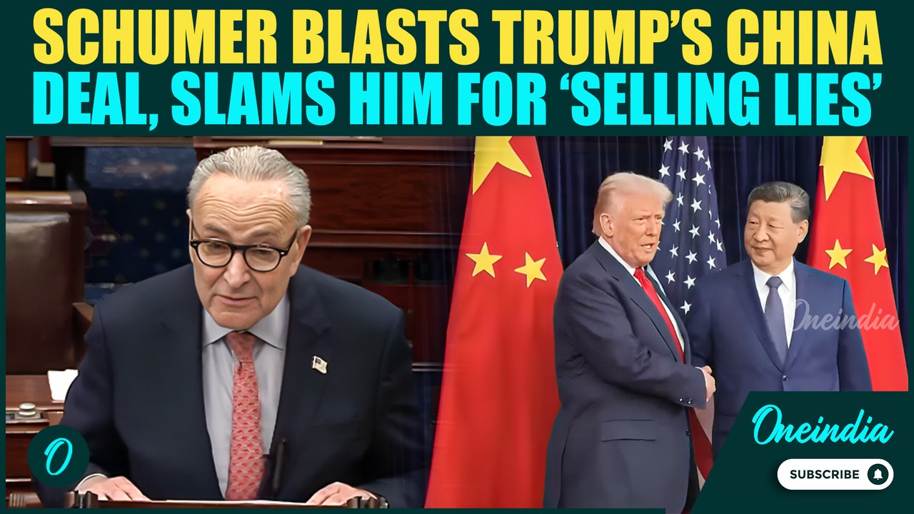 VIDEO: Chuck Schumer EXPOSES Trump’s China Deal; Says ‘China CALLED Trump’s Bluff’ in Fiery Attack