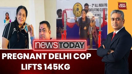 7-Months Pregnant, Delhi Cop Lifts 145kg To Win National Bronze