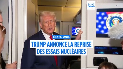 Donald Trump annonce la reprise "immédiate" des essais nucléaires américains