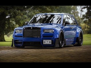 Tuning Slammed & Widebody Kit am Rolls Royce Cullinan SUV 2018
