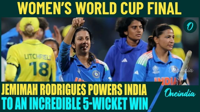 ICC Women’s World Cup BREAKING: India BEATS Australia; Jemimah Rodrigues Ton Power India Into Finals